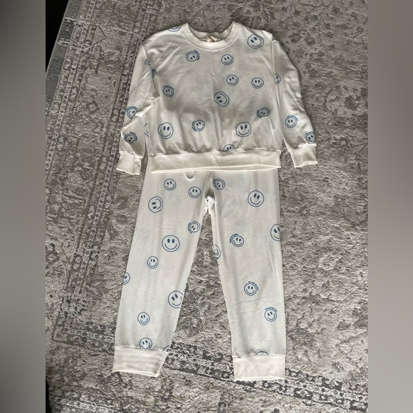 ATF ALL TIME FAVORITE Tops - A.T.F All Time Favorite Malibu Smiley lounge set top pants M